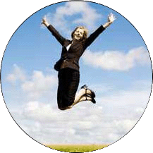 Woman Achieving Goals